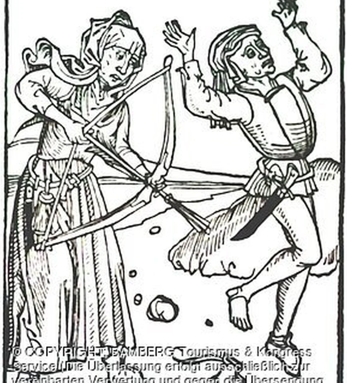 Themenführung: Hexenverfolgung in Bamberg
Von Truden und dem Hexenbrenner
Eines der dunkelsten Kapitel der Bamberger Geschichte sind die Hexenverfolgungen, denen im 17. Jahrhundert Hunderte von Bürgern*innen zum Opfer fielen.