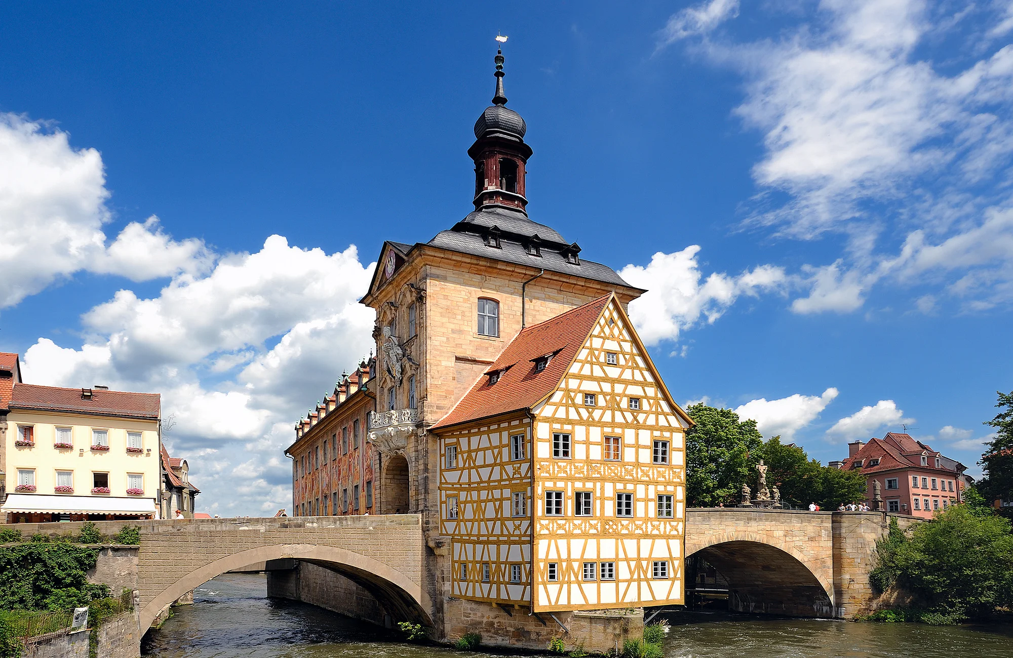 Das Alte Rathaus in Bamberg beherbergt die Sammlung Ludwig.