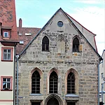 Die Marienkapelle am Pfahlplätzchen wurde an der Stelle der ersten Synagoge um 1460/70 erbaut