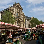 Marktverkauf am Grünen Markt in Bamberg,  Feldrapp-Pics 013