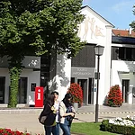 Frontansicht der Tourist Information inBamberg