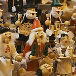 Räuchermännchen auf dem Weihnachtsmarkt