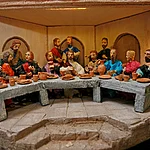 Osterausstellung im Krippenmuseum "Alte Schule hirschaid" mit Passionskrippen und Ostereiern aus aller Welt.