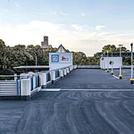 Parkdeck am P+R Platz am Heinrichsdamm