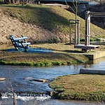 quer; Fischpass; Spielplatz; Wasserspielplatz