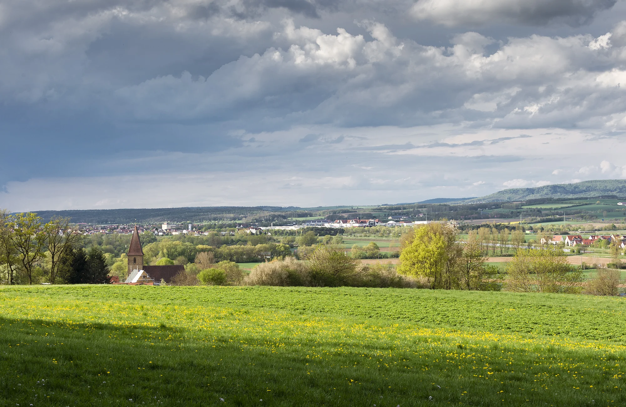 Talblick von Seußling