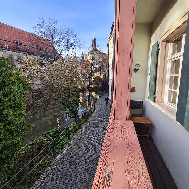 Ferienwohnung Schloss Geyerswörth Blick