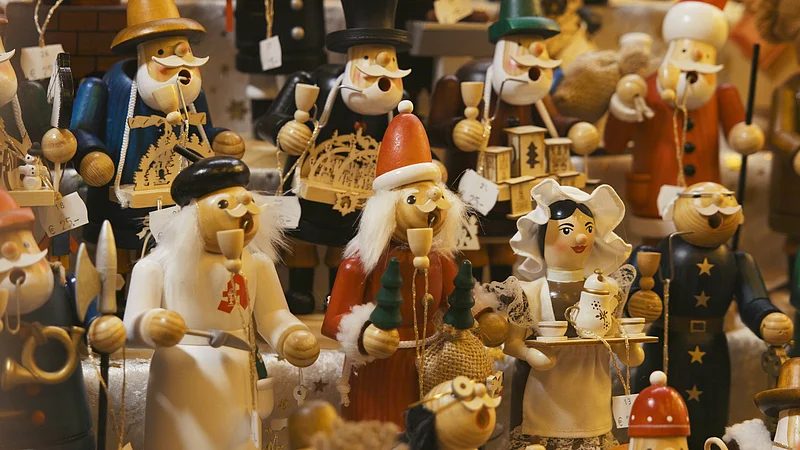Räuchermännchen auf dem Weihnachtsmarkt