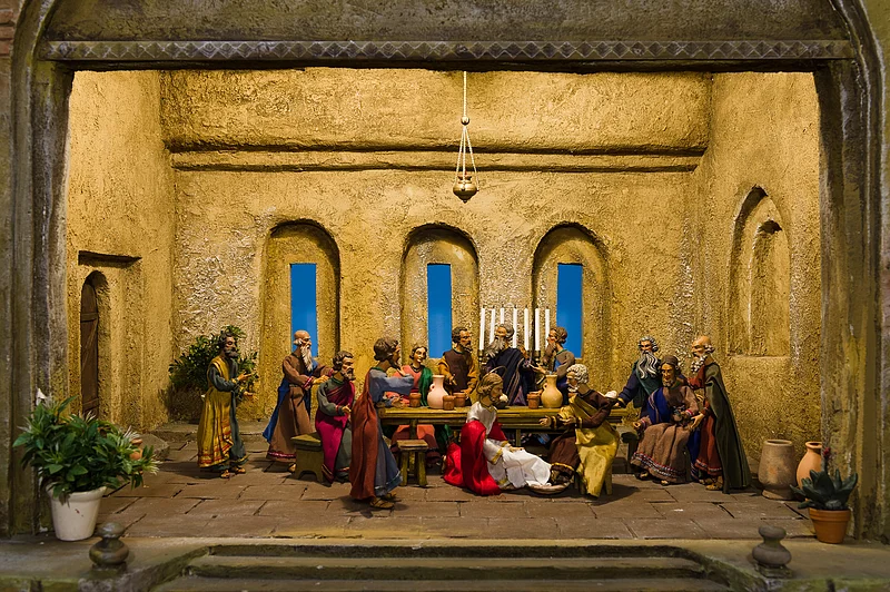 Passionskrippe 2016 Krippe aus der Passionsausstellung der Bamberger Krippenfreunde in der Maternkapelle