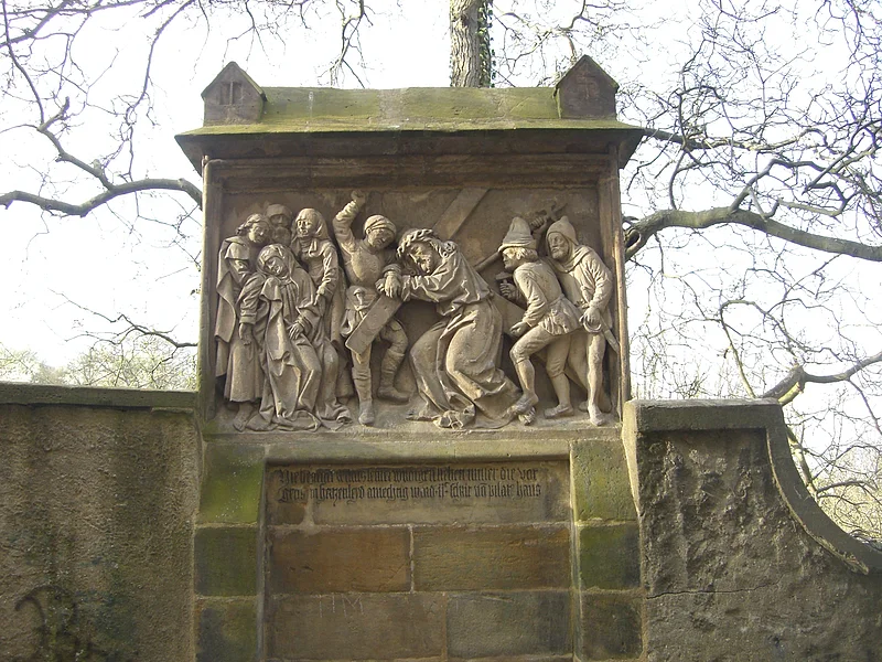 Der älteste erhaltene mittelalterliche Kreuzweg Deutschlands führt durch Bambergs Altstadt.