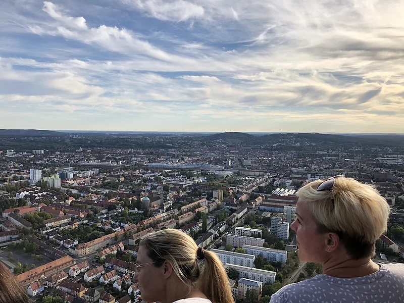 Im Heißluftballon übers Bamberger Land
