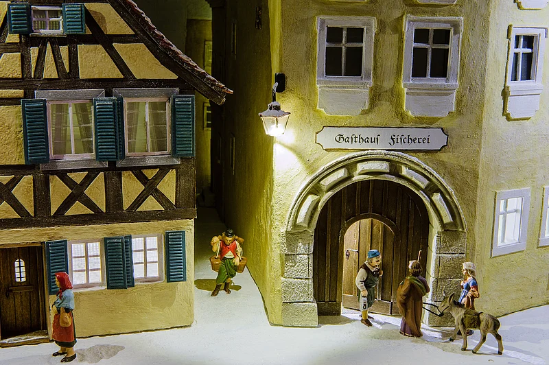 Krippenszene in der Maternkapelle