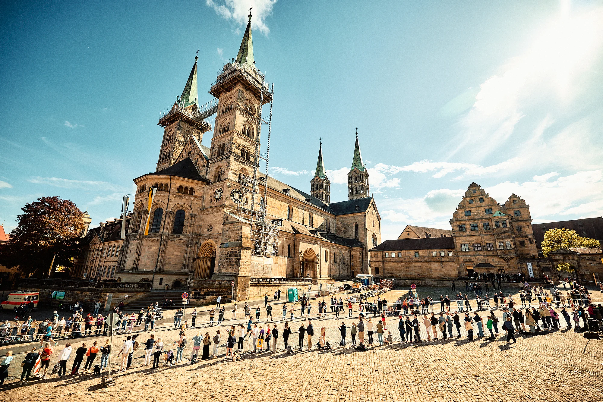 Beim Weltkulturerbelauf laufen alle zwei Jahre Hobby- und Profiläufer mitten durch die Welterbestadt Bamberg.
