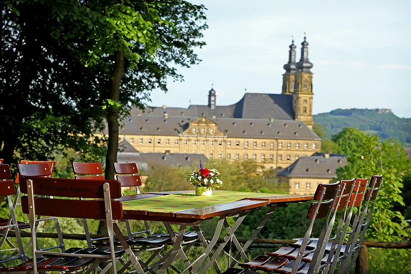 Blick auf Kloster Banz