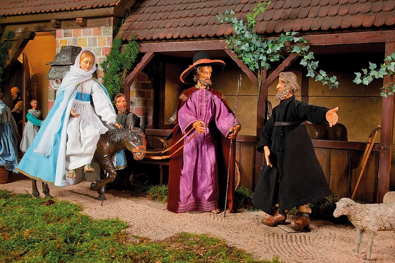 Krippenszene in der Oberen Pfarre