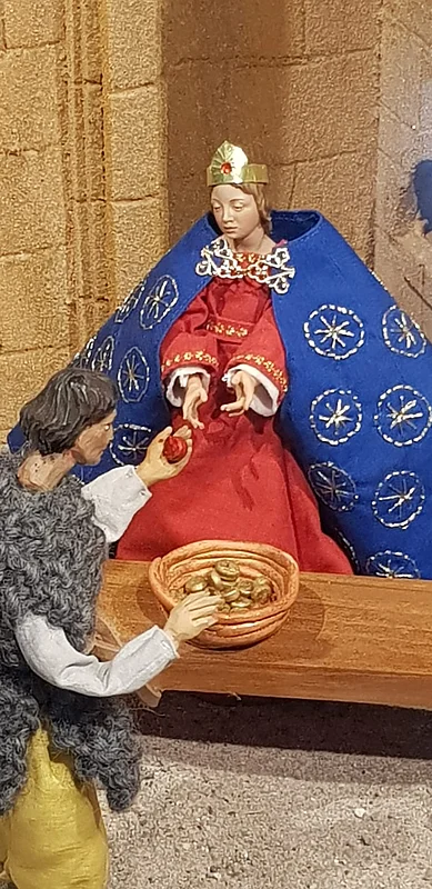 Pfennigwunder Kunigunde_Krippe St. Josef Pfennigwunder Kunigunde