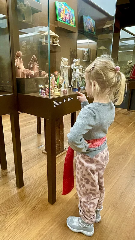 Blick in das Krippenmuseum Baunach