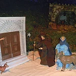 Krippenszene in St. Joseg im Hain