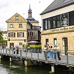 Im Welterbezentrum Bamberg erfahren Besucherinnen und Besucher, warum Bamberg zum UNESCO-Welterbe gehört.