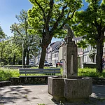 Trinkwasserbrunnen in Gaustadt, ERBA Fabrikbaubrunnen