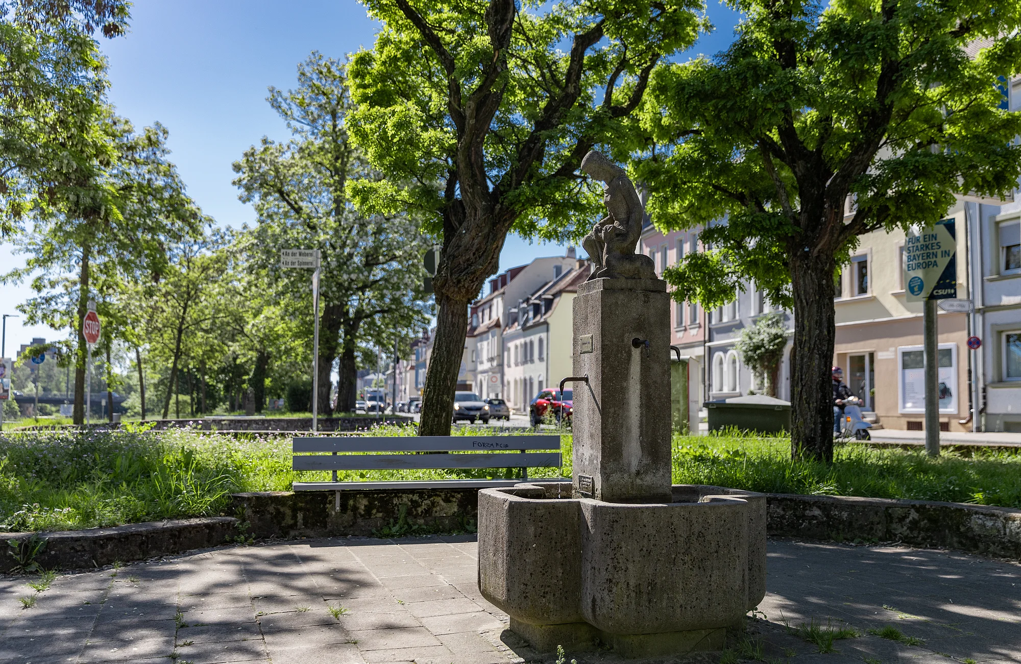 Trinkwasserbrunnen in Gaustadt, ERBA Fabrikbaubrunnen